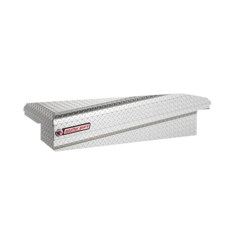 Weather Guard 62 Diamond Plate Aluminum Full Size Chest Truck Tool Box - 684-0-01