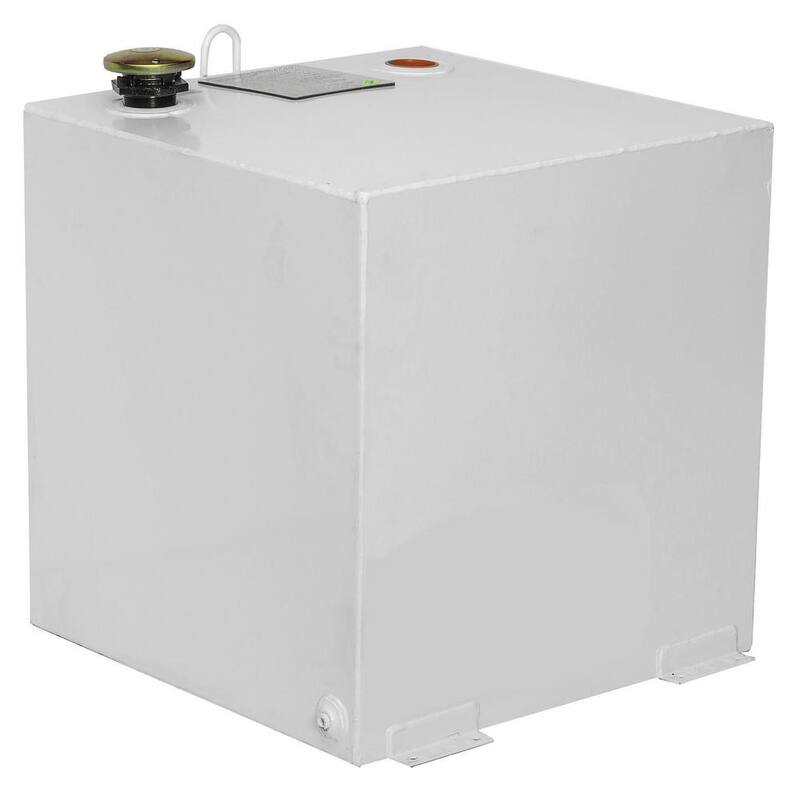 Crescent Jobox Square Steel Liquid Transfer Tank in White - 485000