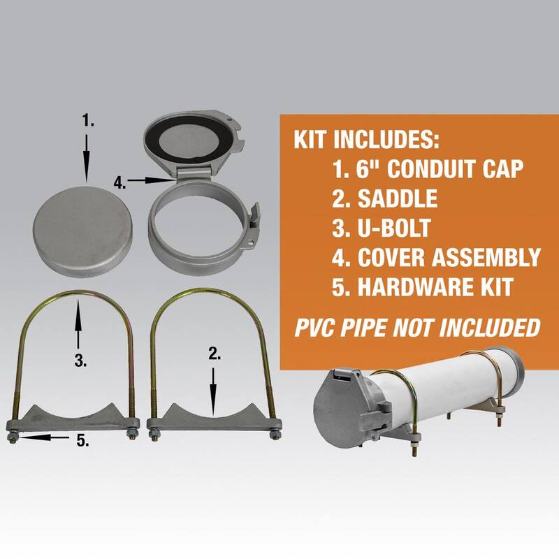 Buyers Products Company 6 in. Conduit Carrier Kit - CC600