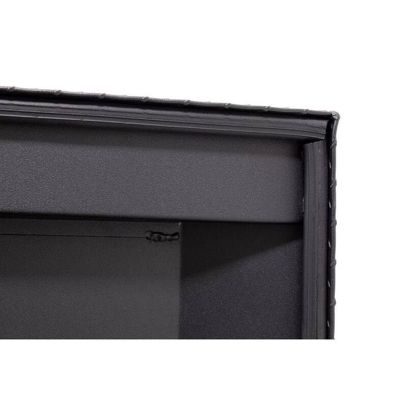 Weather Guard 72 in. Matte Black Aluminum Full Size Low Profile Crossbed Truck Tool Box - 121-52-03