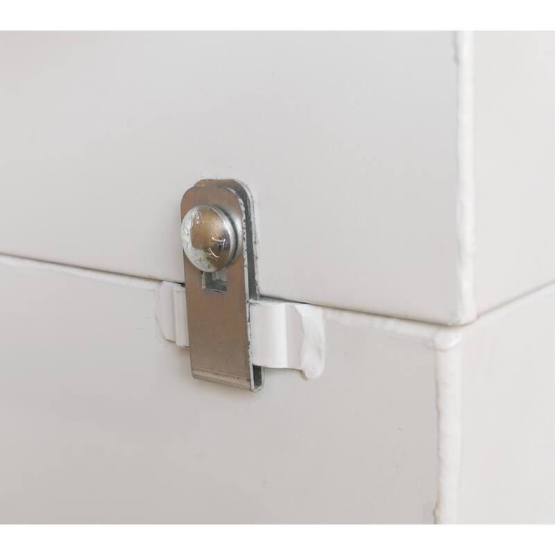 Crescent Jobox Short-Bed L-Shaped Steel Liquid Transfer Tank in White - 498000