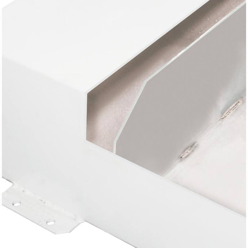 Crescent Jobox Short-Bed L-Shaped Steel Liquid Transfer Tank in White - 498000