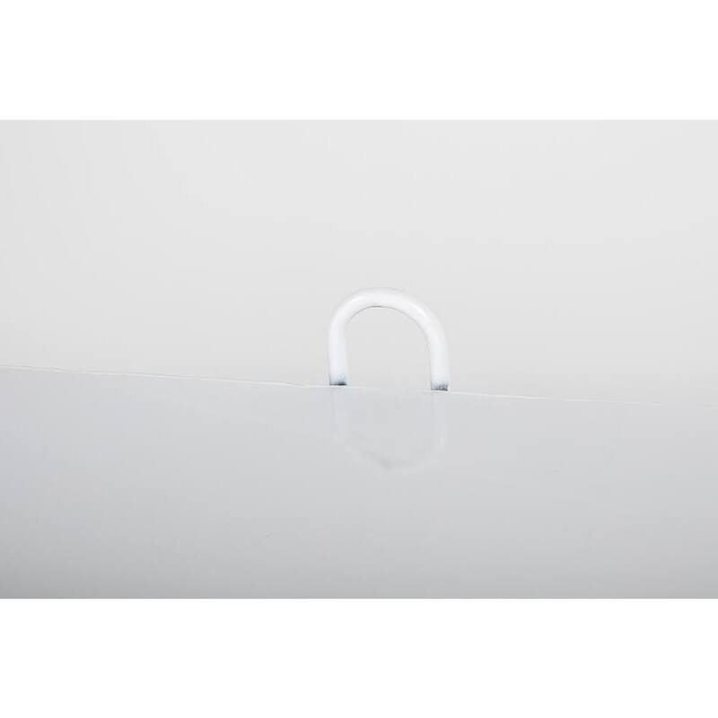 Crescent Jobox Rectangular Steel Liquid Transfer Tank in White - 484000