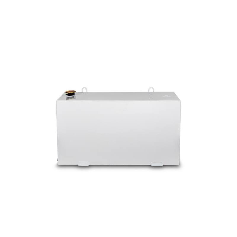 Crescent Jobox Rectangular Steel Liquid Transfer Tank in White - 484000