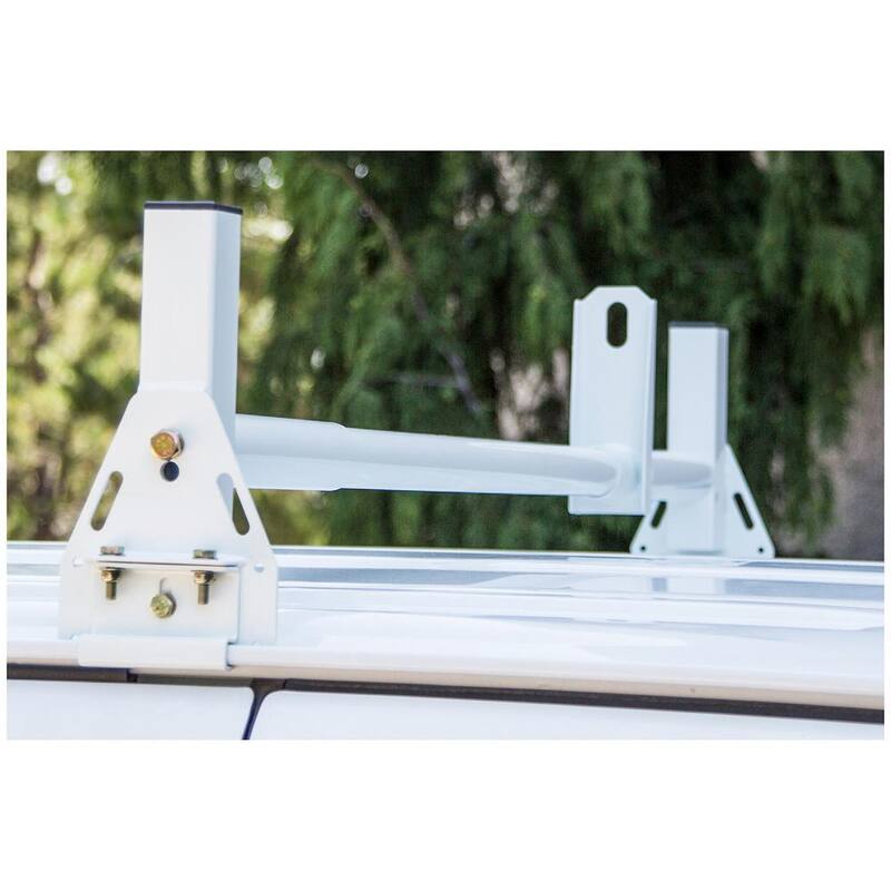 Buyers Products Company Heavy Duty Van Ladder Rack in White - 1501310