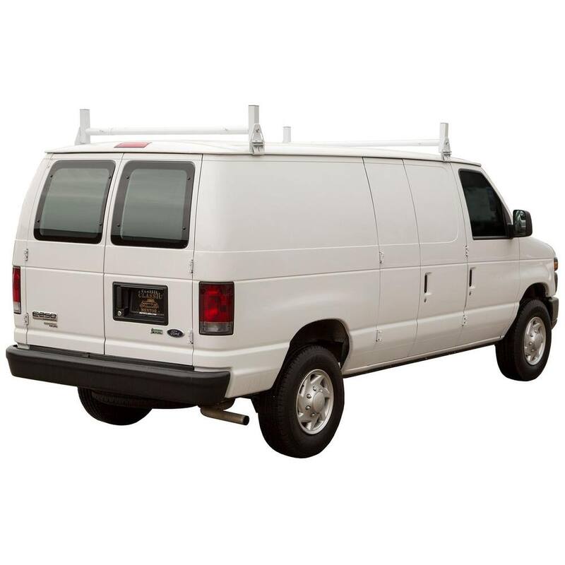 Buyers Products Company Heavy Duty Van Ladder Rack in White - 1501310