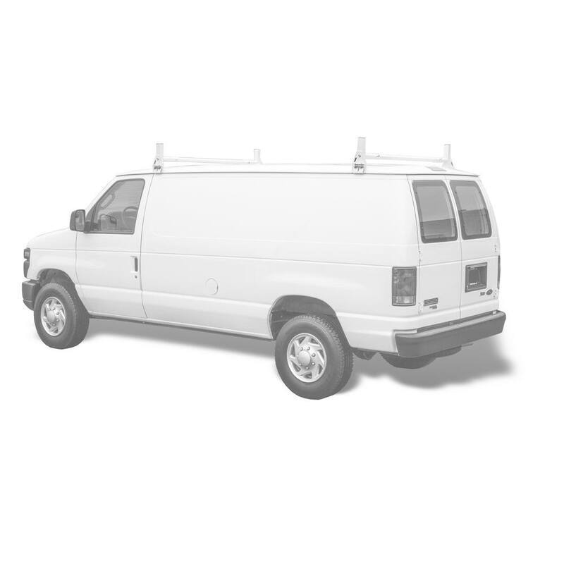 Buyers Products Company Heavy Duty Van Ladder Rack in White - 1501310