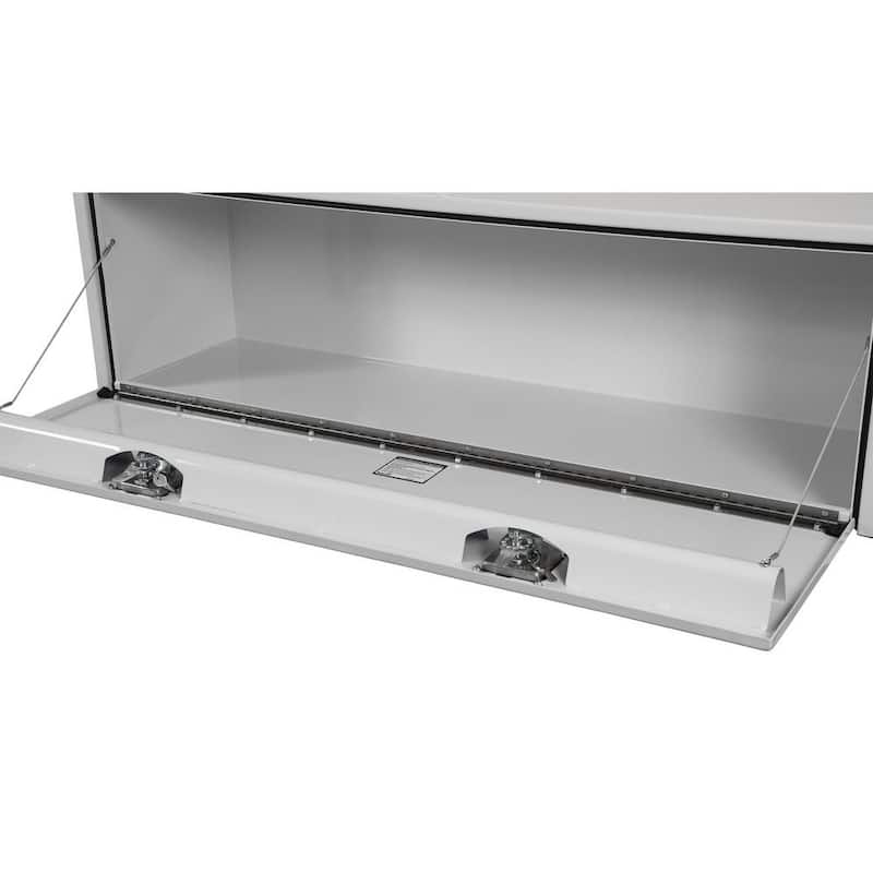 Buyers Products Company 18 in. x 18 in. x 60 in. White Steel Underbody Truck Tool Box - 1702415