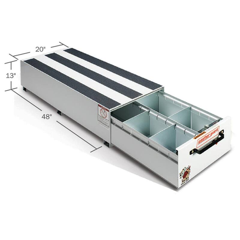 Weather Guard Steel Pack Rat Drawer Unit in Brite White - 336-3