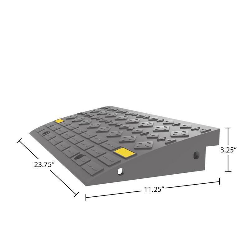 Stalwart 4-Ton Capacity Curb Ramps (Set of 2) - HW6000030
