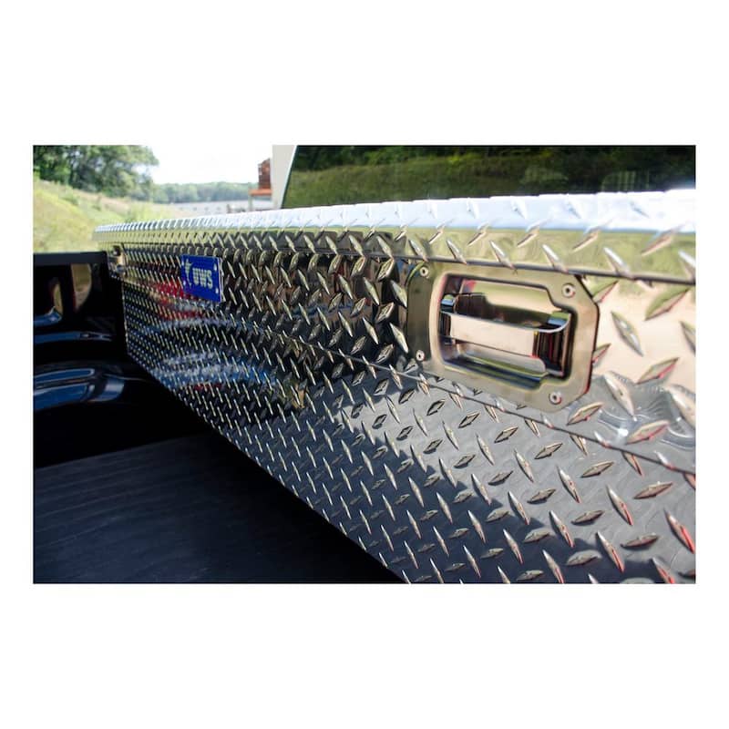 UWS 69 in. Silver Aluminum Low Profile Crossbed Truck Tool Box - EC10481