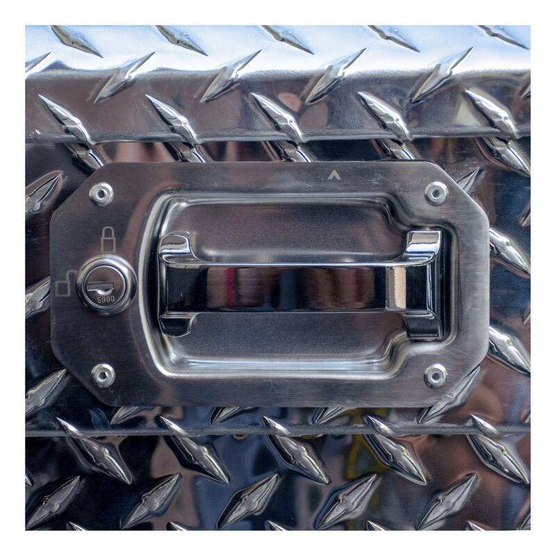 UWS 69 in. Silver Aluminum Low Profile Crossbed Truck Tool Box - EC10481