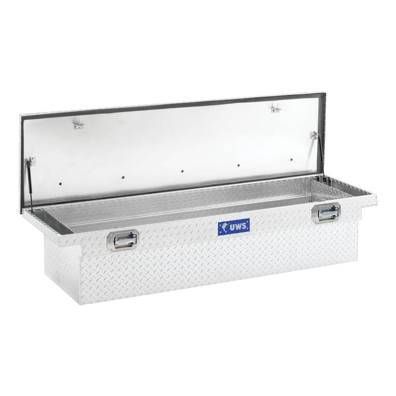 UWS 69 in. Silver Aluminum Low Profile Crossbed Truck Tool Box - EC10481