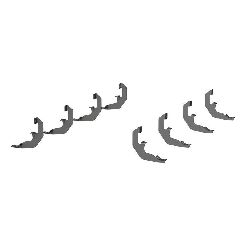 Aries 4-Inch Oval Polished Stainless Steel Nerf Bars, Select Chevrolet Silverado, GMC Sierra 1500, 2500, 3500 HD Crew Cab - S224053-2