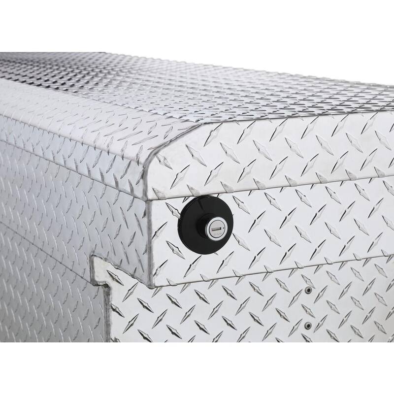 Crescent Jobox 72 in. Diamond Plate Aluminum Full Size and Super Duty  Crossover Truck Tool Box Pushbutton Gear-Lock™ - 1701000