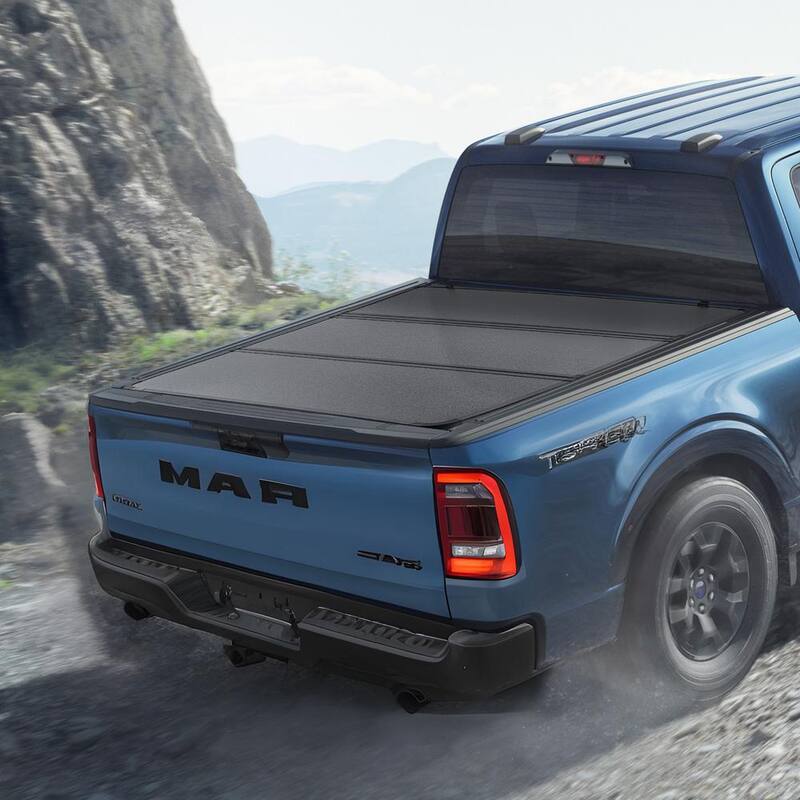 VEVOR Tri-Fold Truck Bed Tonneau Cover Compatible with 2015-2024 Ford F-150 6.5 ft.Bed Only Fit 6.5 ft. x 5.4 ft. Inside Bed - ZDSKCHBXGZDSW95I8V9