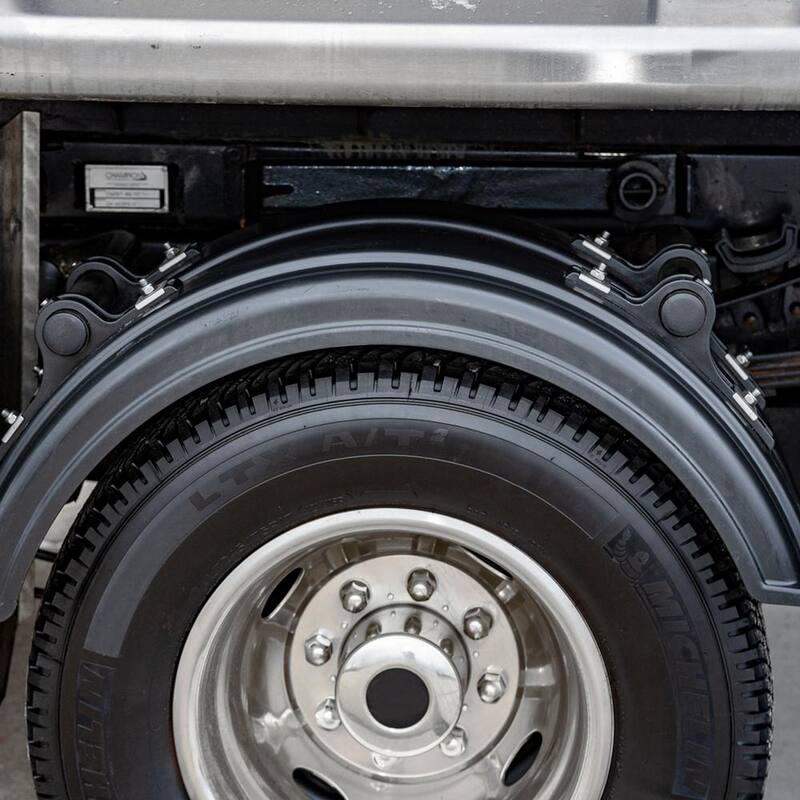 Buyers Products Company Black Powder Coated Poly Fender Mounting Kit - 8591000