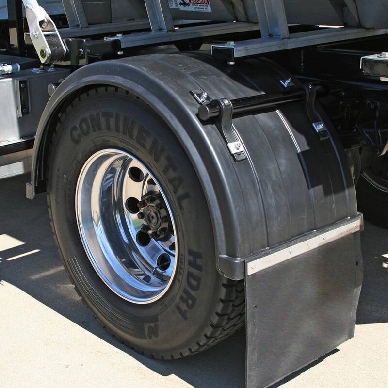 Buyers Products Company Black Powder Coated Poly Fender Mounting Kit - 8591000