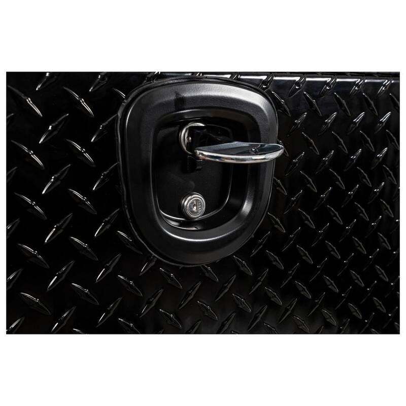 Buyers Products Company 96 in. Black Diamond Tread Aluminum Top Mount Truck Tool Box - 1721568