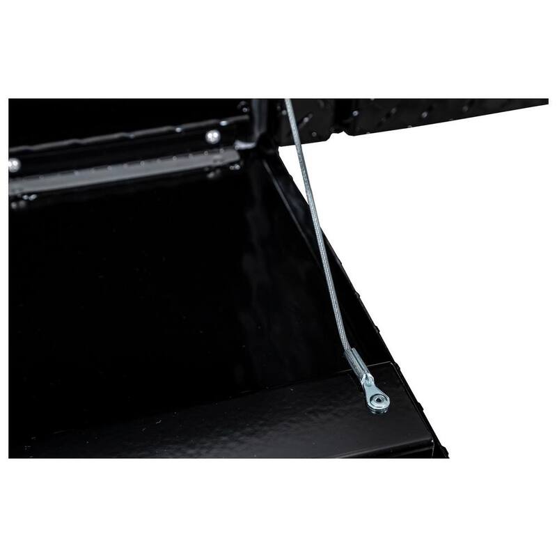 Buyers Products Company 96 in. Black Diamond Tread Aluminum Top Mount Truck Tool Box - 1721568