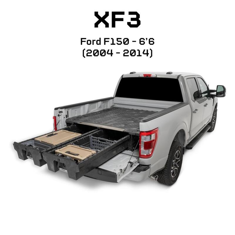 DECKED 6 ft. 6 in. Bed Length Pick Up Truck Storage System for Ford F150 (2004 - 2014) - XF3