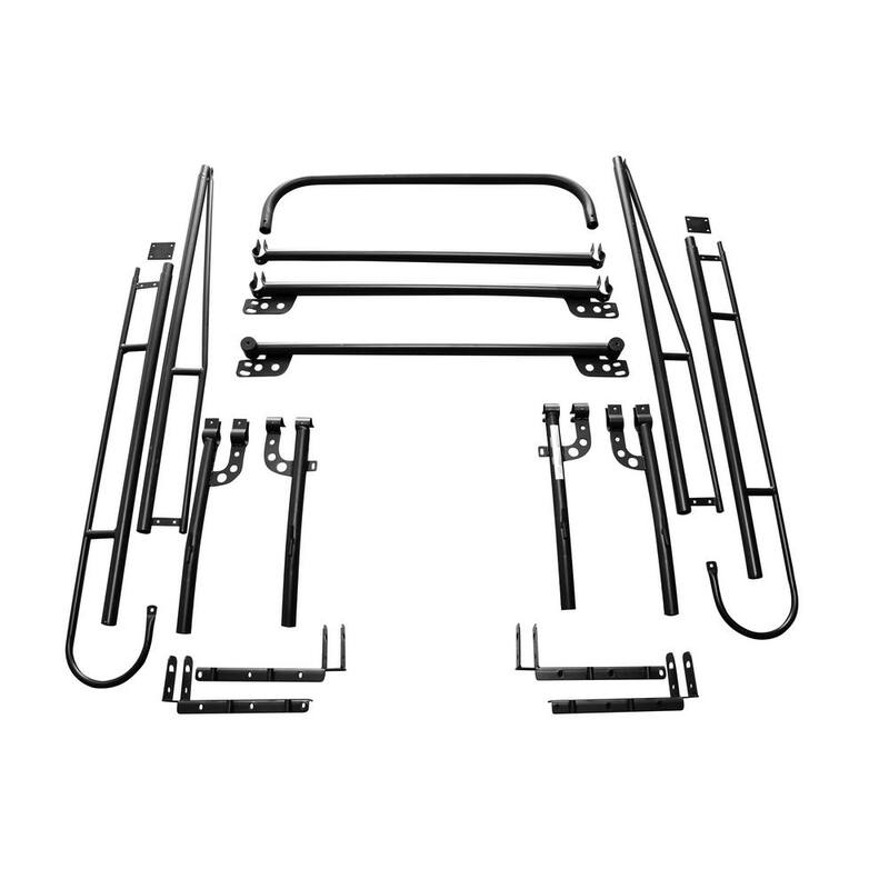 Erickson 1,000 lbs. Steel Truck Rack Patented Adjustable Clamping System Fits All Trucks - 07707