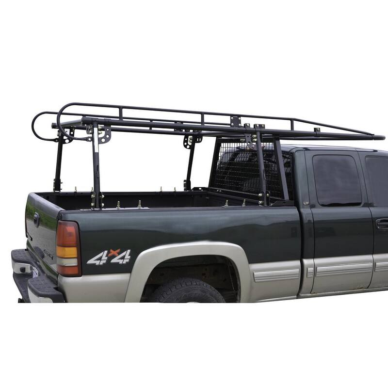 Erickson 1,000 lbs. Steel Truck Rack Patented Adjustable Clamping System Fits All Trucks - 07707