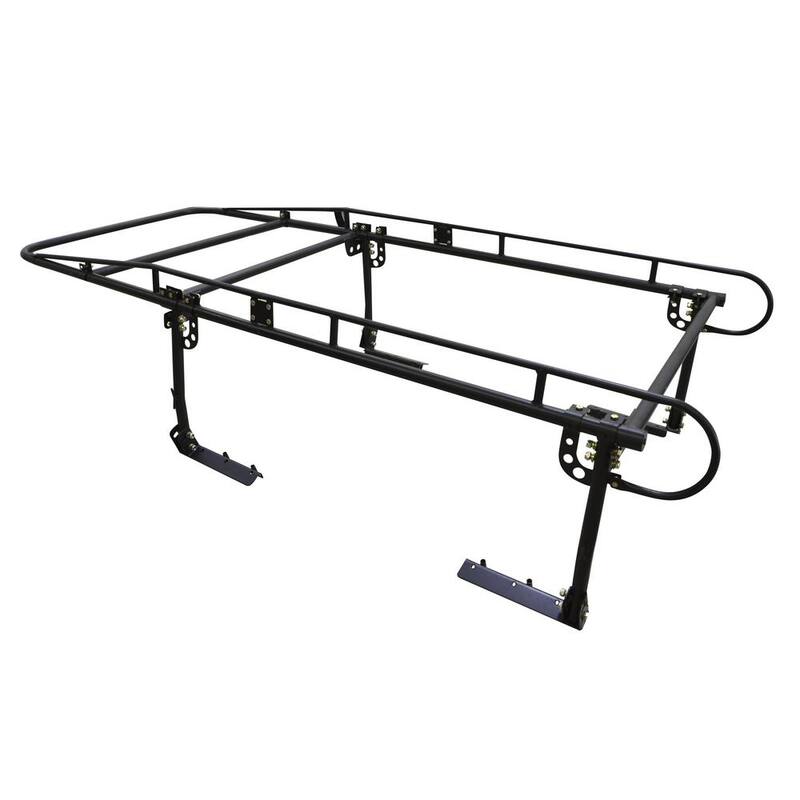 Erickson 1,000 lbs. Steel Truck Rack Patented Adjustable Clamping System Fits All Trucks - 07707