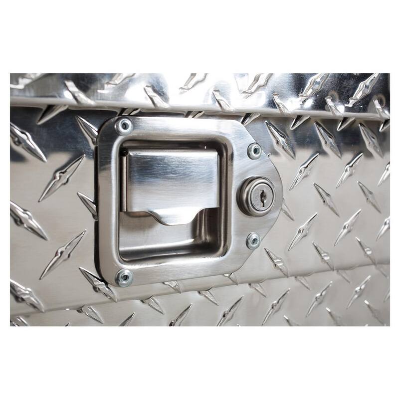 Buyer's Products 49 x 24 x 24 In Diamond Tread Aluminum All-Purpose Jumbo Chest Truck Toolbox - 1712110