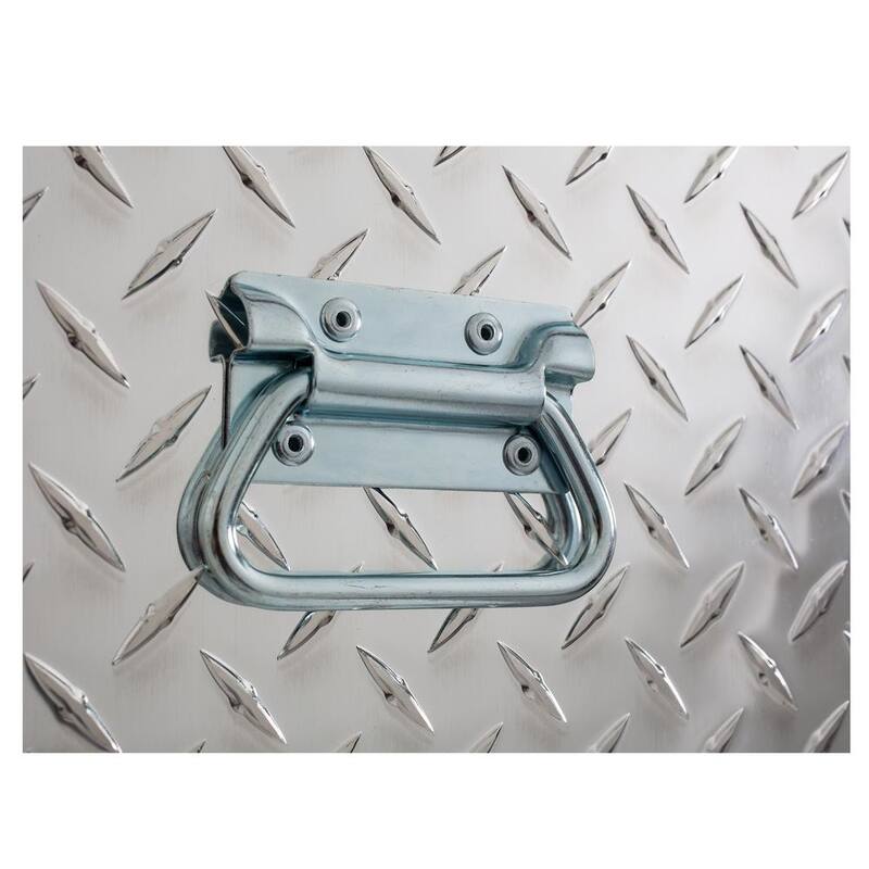 Buyer's Products 49 x 24 x 24 In Diamond Tread Aluminum All-Purpose Jumbo Chest Truck Toolbox - 1712110