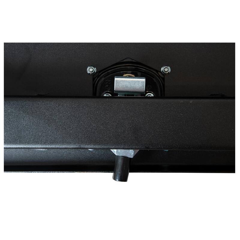 Buyers Products Company 18 in. x 18 in. x 36 in. Matte Black Textured Steel Underbody Truck Tool Box - 1732505