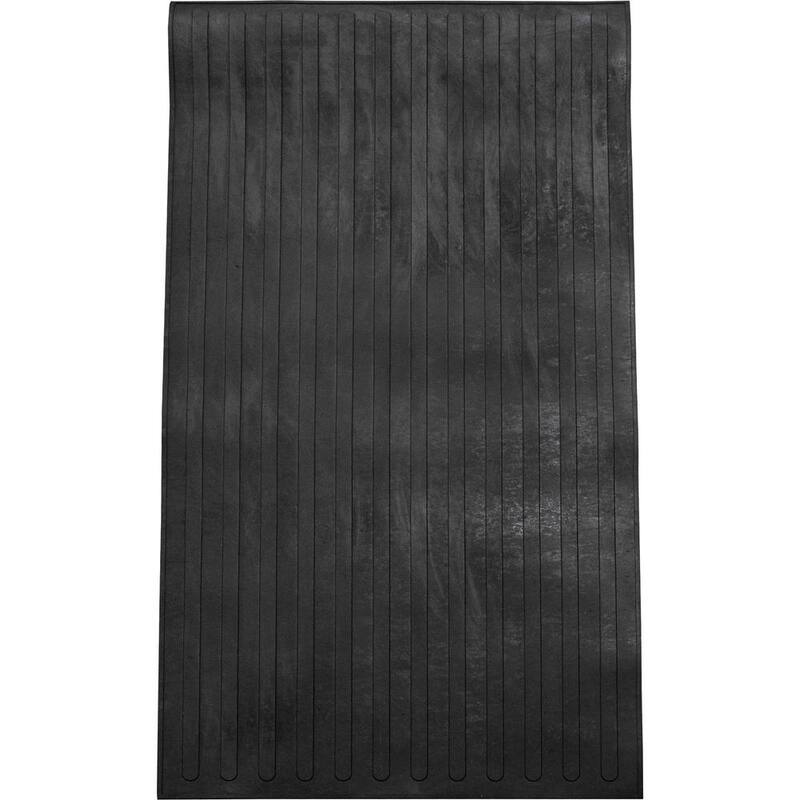 Boomerang RUBBER, INC 46 in. x 95 in. Universal Fit Truck Bed Mat Utility Cargo Liner Anti Fatigue Trim to Fit Floor Mat - TM420BAGGED