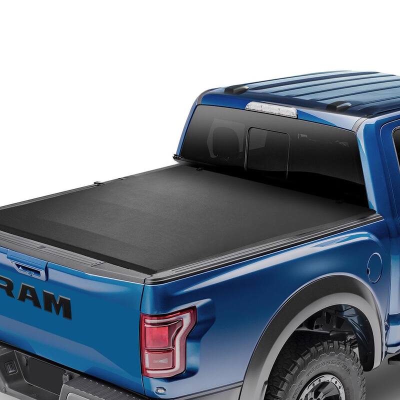 VEVOR Quad-Fold Truck Bed Tonneau Cover, Compatible with 2002-2024 Dodge Ram 1500 (Inclu. Classic & New), 2003-2024 Dodge - ZDSKCHBXGXZDS0LM8V0