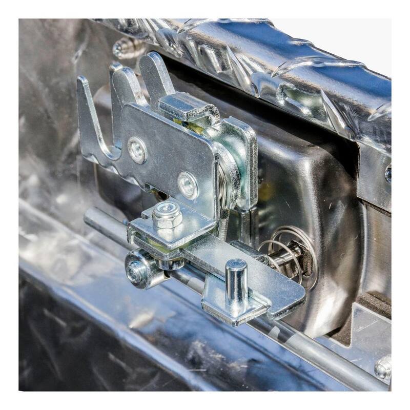 UWS 72 in. Silver Aluminum Low Profile Crossbed Truck Tool Box - EC10611