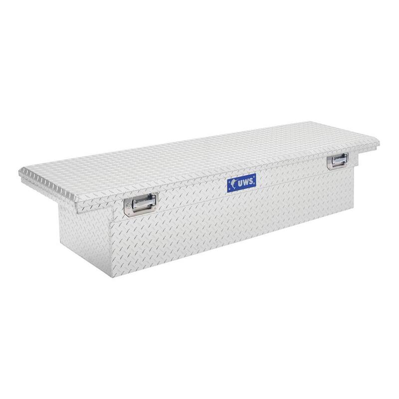 UWS 72 in. Silver Aluminum Low Profile Crossbed Truck Tool Box - EC10611
