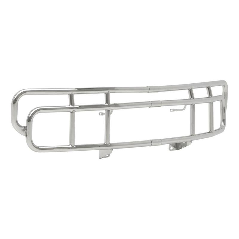Aries 1-1/2-Inch Polished Stainless Steel Grille Guard, No-Drill, Select Hummer H2 - 4076-2