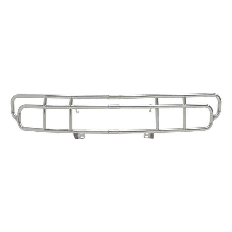 Aries 1-1/2-Inch Polished Stainless Steel Grille Guard, No-Drill, Select Hummer H2 - 4076-2