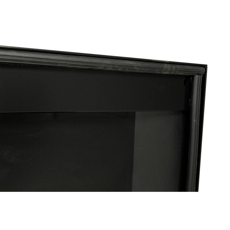 Weather Guard 72 in. Gloss Black Steel Full Size Crossbed Truck Tool Box - 116-5-03
