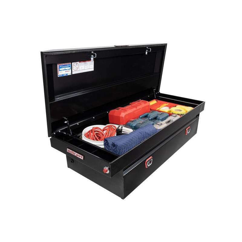 Weather Guard 72 in. Gloss Black Steel Full Size Crossbed Truck Tool Box - 116-5-03