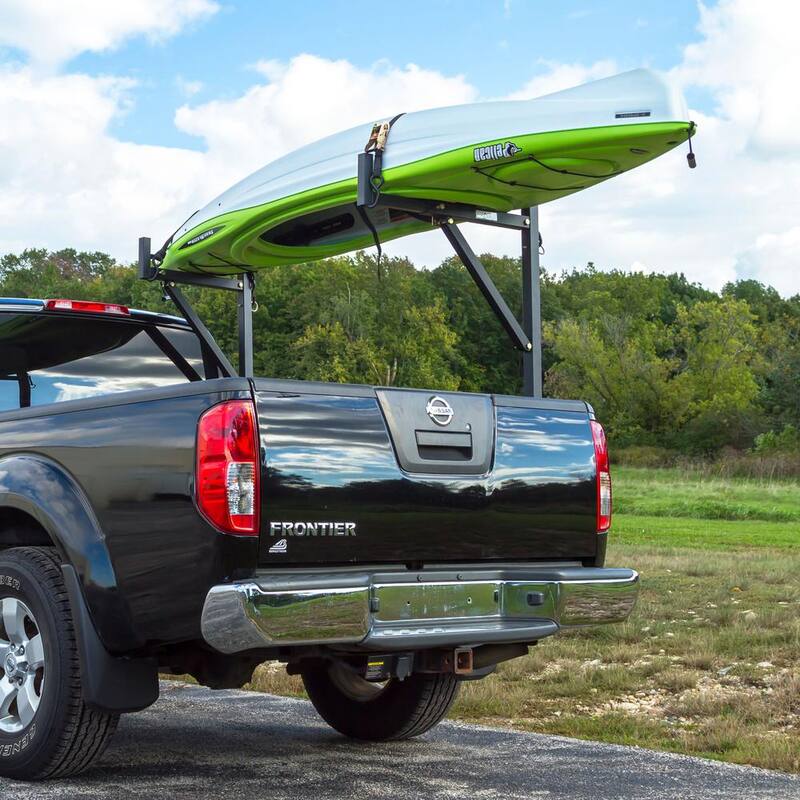 Elevate Outdoor 250 lbs. Adjustable No-Drill Steel Ladder Rack - NDSLR