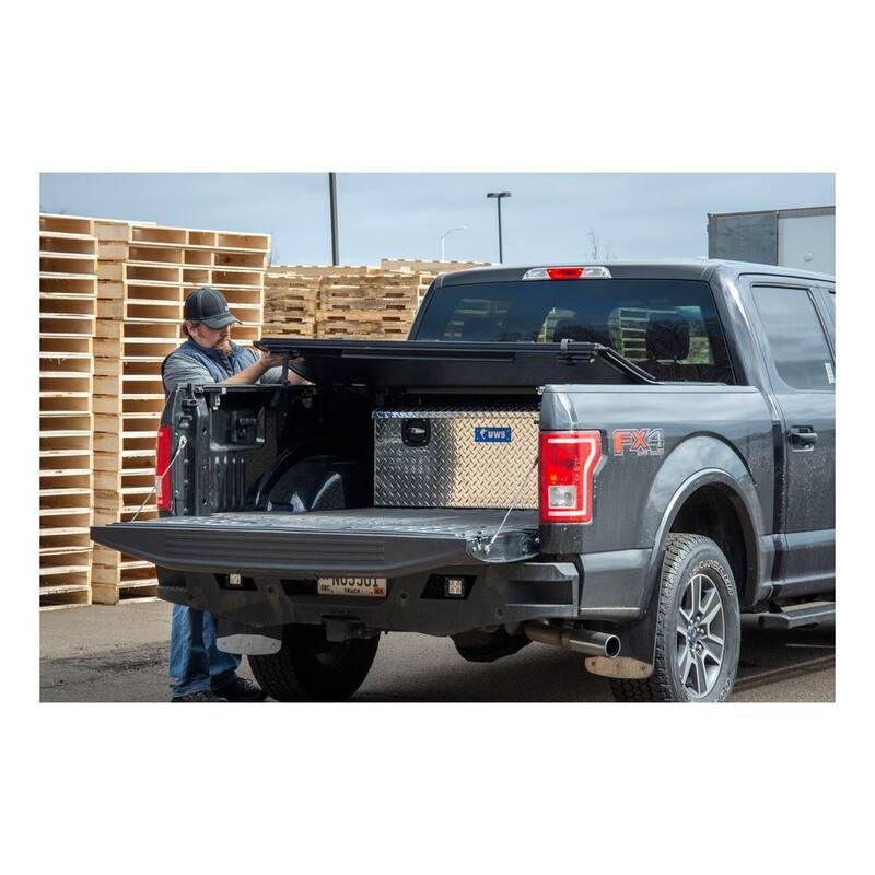 UWS Bright Aluminum Secure Lock 48" Under Tonneau Chest Box (Heavy Packaging) - EC20501