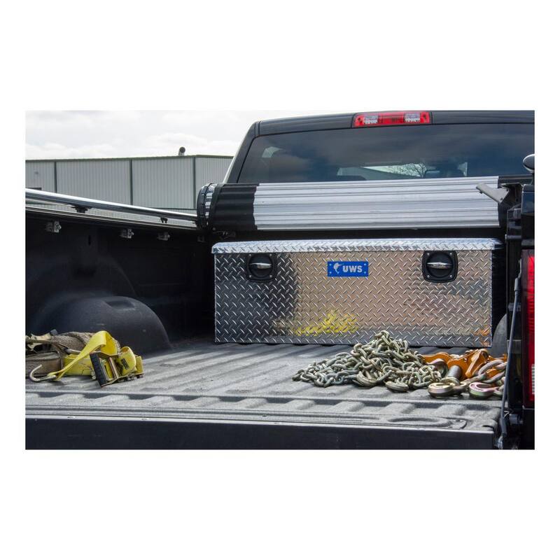 UWS Bright Aluminum Secure Lock 48" Under Tonneau Chest Box (Heavy Packaging) - EC20501