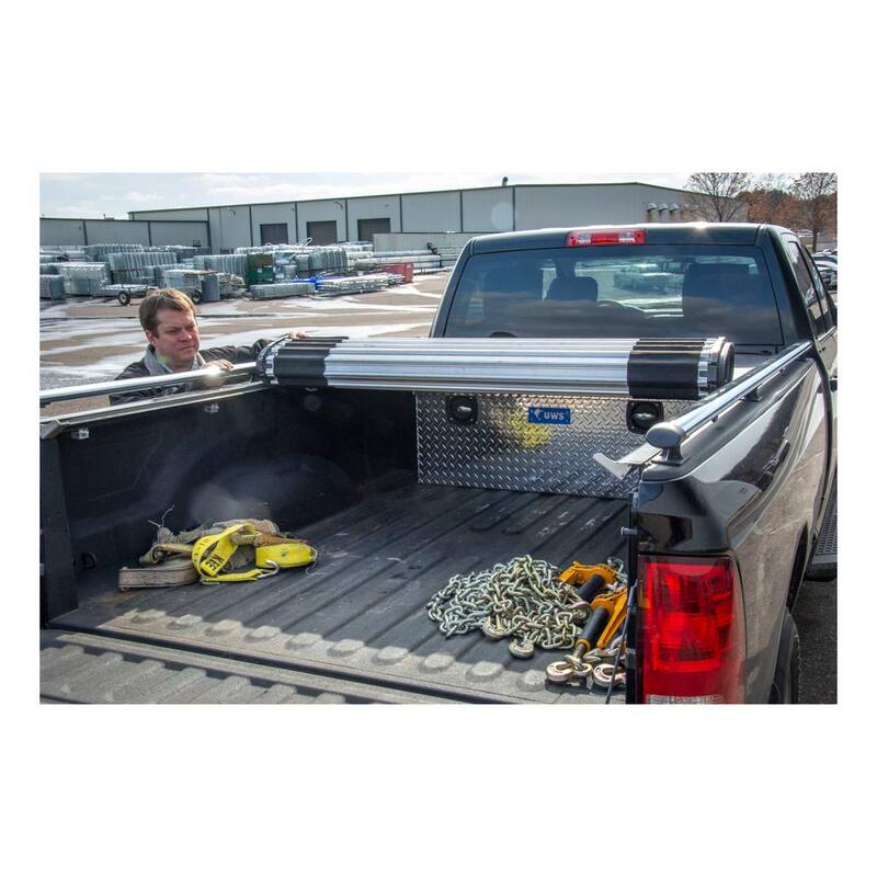UWS Bright Aluminum Secure Lock 48" Under Tonneau Chest Box (Heavy Packaging) - EC20501