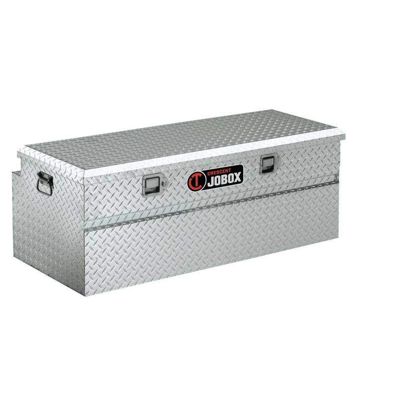Crescent Jobox 57 in Diamond Plate Aluminum Truck Tool Box Chest - 222000D