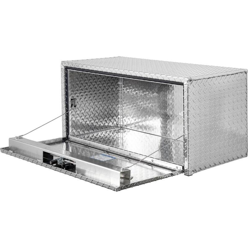 Buyers Products Company 18 in. x 18 in. x 36 in. Diamond Plate Tread Aluminum Underbody Truck Tool Box - 1735105