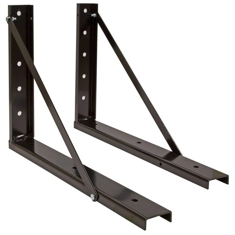 Buyers Products Company 24 in. Underbody Tool Box Bolted Vehicle Truck Mounting Bracket Kit - 1701011B