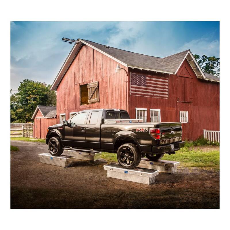 UWS 54 in. Bright Aluminum Crossover Truck Tool Box (Heavy Packaging) - EC10081