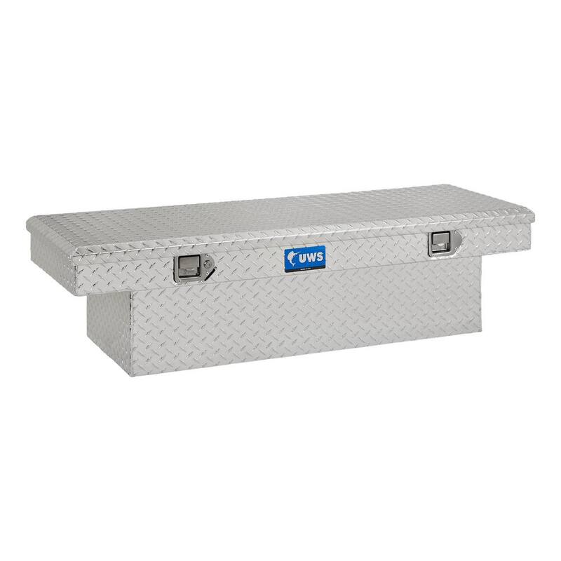 UWS 54 in. Bright Aluminum Crossover Truck Tool Box (Heavy Packaging) - EC10081