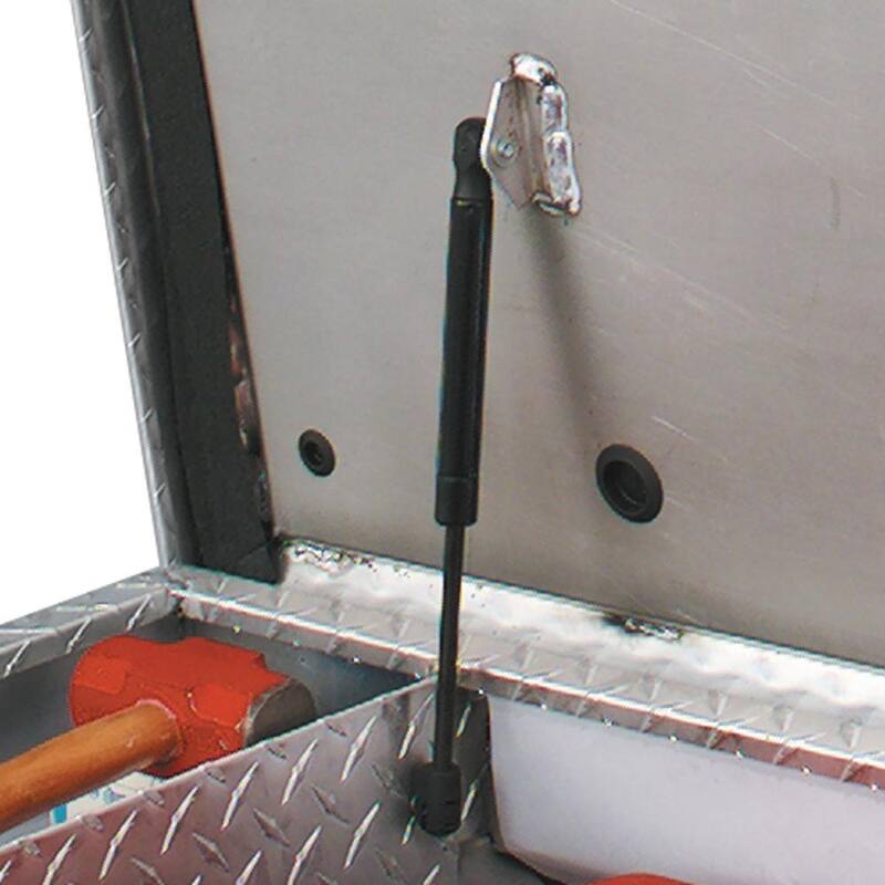 Crescent Jobox 61 in. Diamond Plate Aluminum Full Size Gear-Lock Truck Tool Box Chest with Gear-Lock Latch - 1-350000