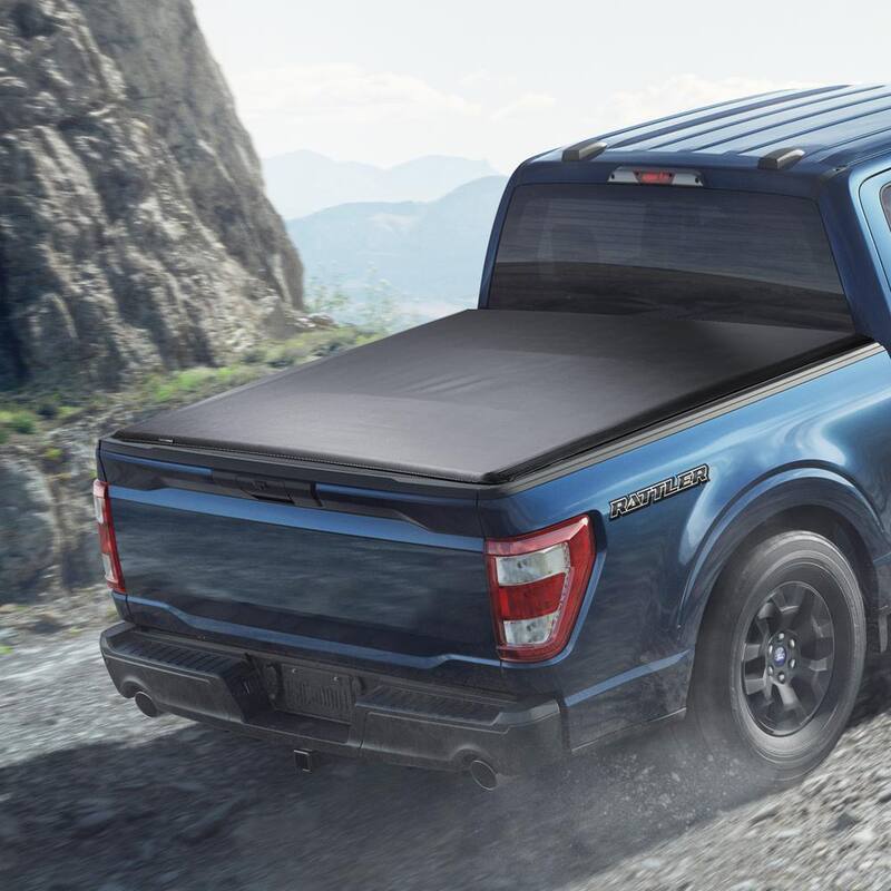 VEVOR Truck Bed Cover Roll Up Truck Bed Tonneau Cover Compatible with 2009-2024 Ford F-150 Styleside Bed for 5.5 x 5.4 ft. Bed - JQSKCHBXGJQSDHHE9V0